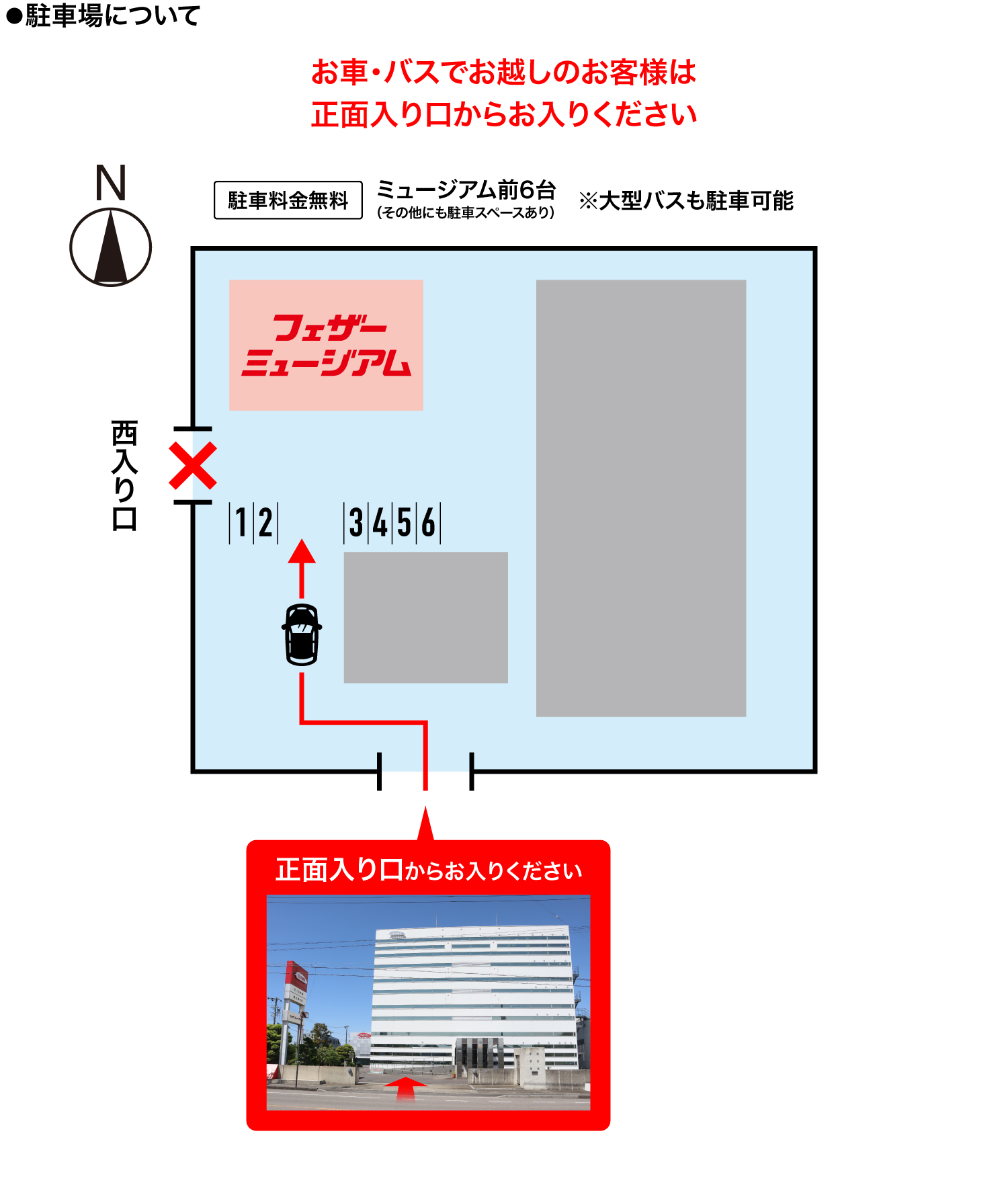 駐車場のご案内