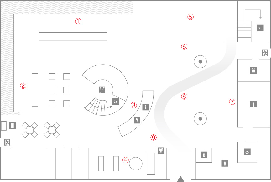 1F FLOOR MAP