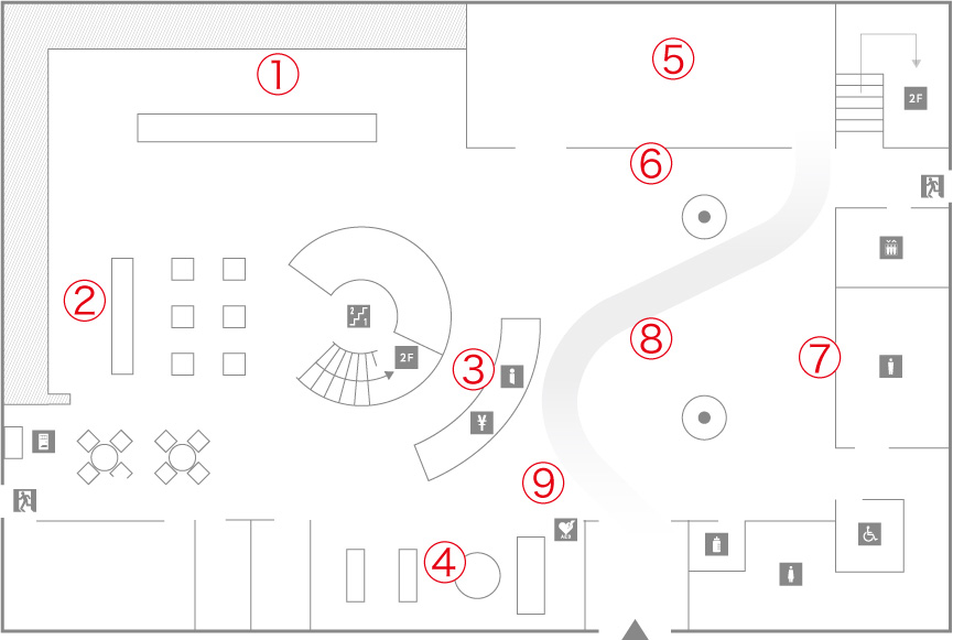 1F FLOOR MAP